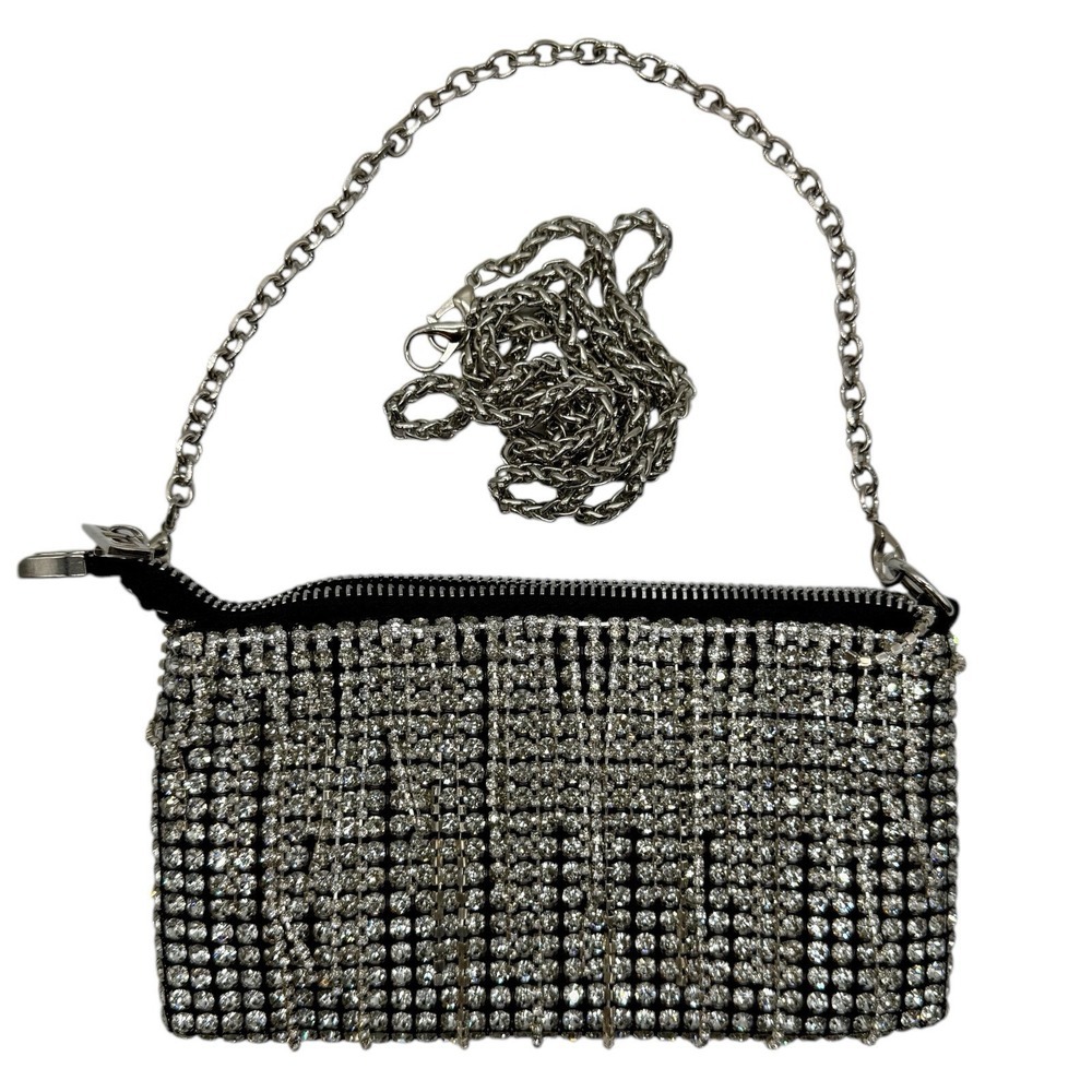Rhinestones Tassel Clutch Evening Bags Shoulder Bag Purse